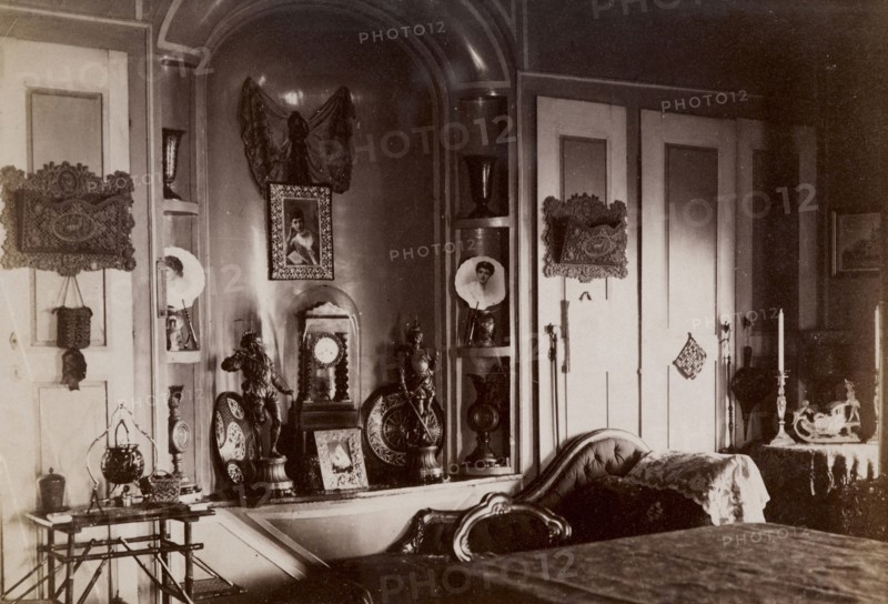 Room interior, photographs of the Ottoman Empire and the Republic of Turkey