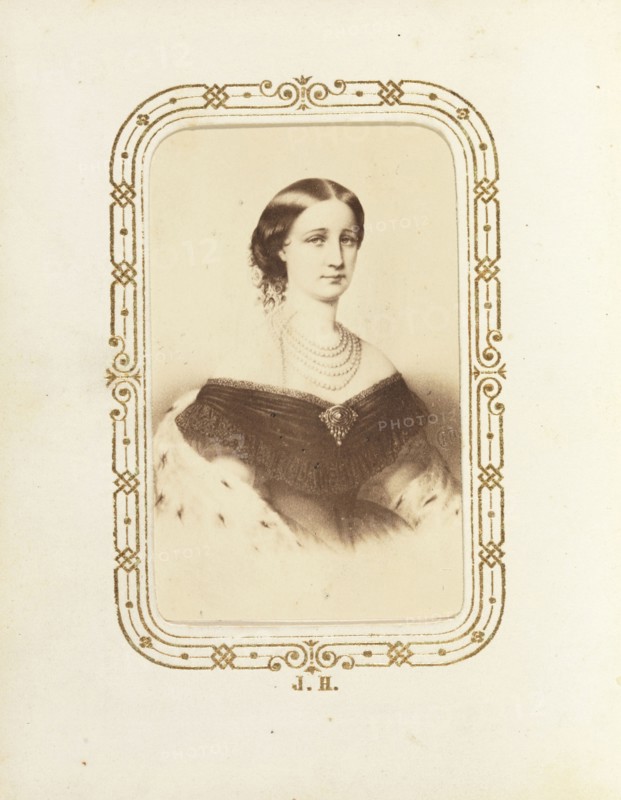 Album of Mexican and French cartes-de-visite, between 1861-1880