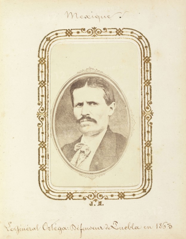 Album of Mexican and French cartes-de-visite, between 1861-1880