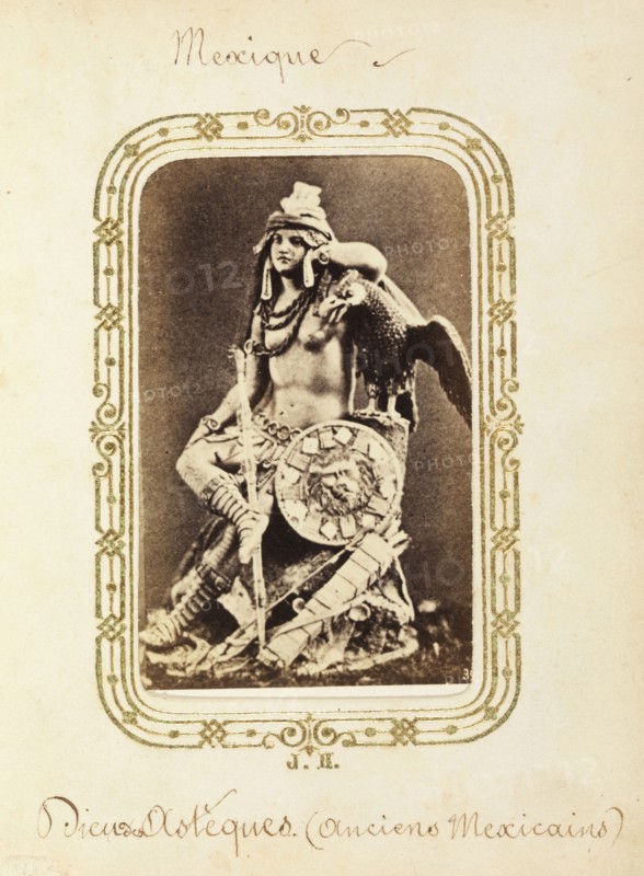 Album of Mexican and French cartes-de-visite, between 1861-1880