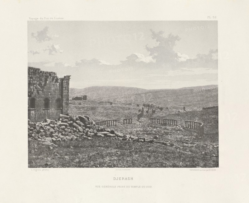 Djerash, Voyage d'exploration à la mer Morte, à Petra, et sur la rive gauche du Jourdain, Albert, Honoré Paul Joseph d', duc de