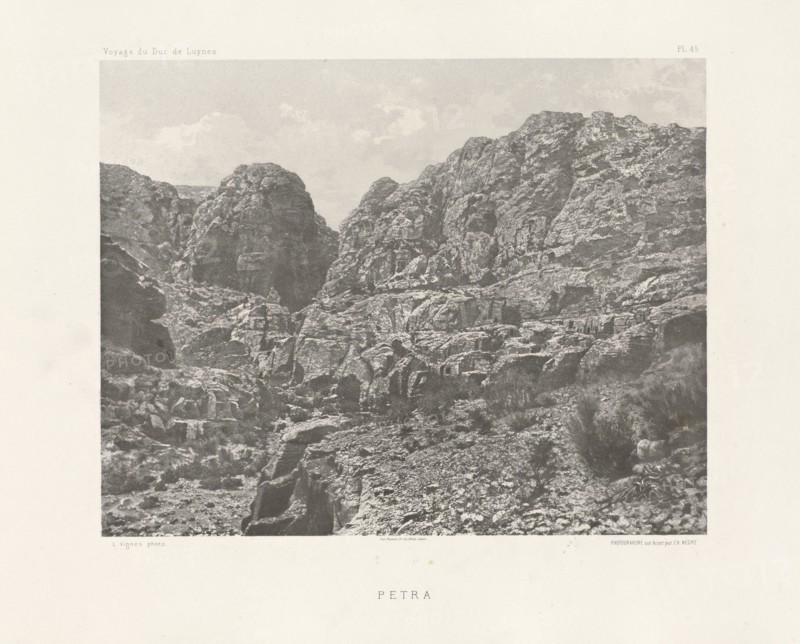 Petra, Voyage d'exploration à la mer Morte, à Petra, et sur la rive gauche du Jourdain, Albert, Honoré Paul Joseph d', duc de
