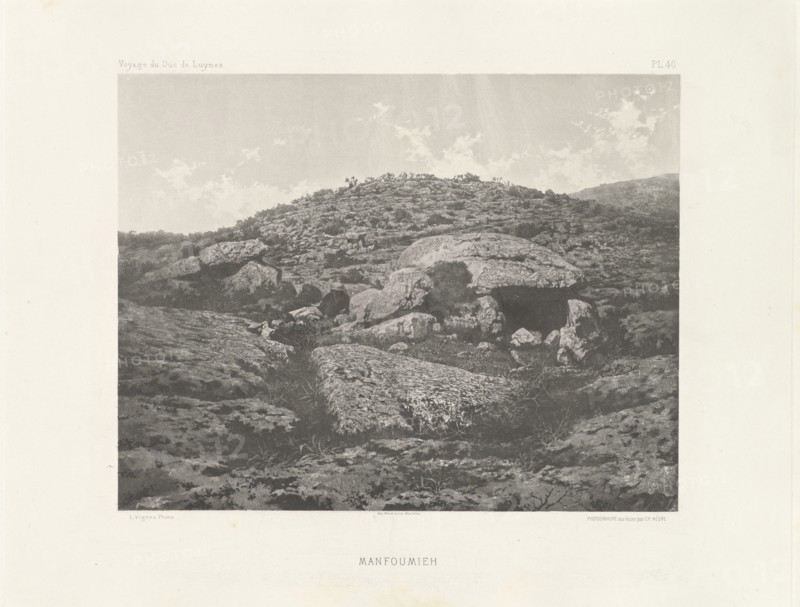 Manfoumieh, Voyage d'exploration à la mer Morte, à Petra, et sur la rive gauche du Jourdain, Albert, Honoré Paul Joseph d', duc