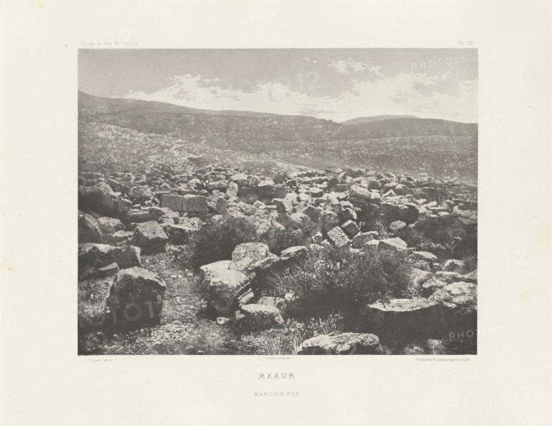 Mkaur, Voyage d'exploration à la mer Morte, à Petra, et sur la rive gauche du Jourdain, Albert, Honoré Paul Joseph d', duc de