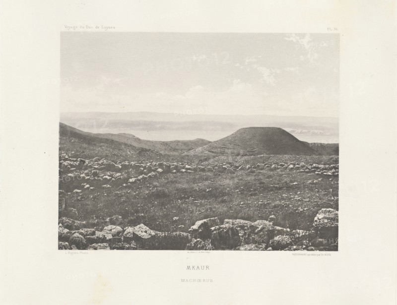 Mkaur, Voyage d'exploration à la mer Morte, à Petra, et sur la rive gauche du Jourdain, Albert, Honoré Paul Joseph d', duc de