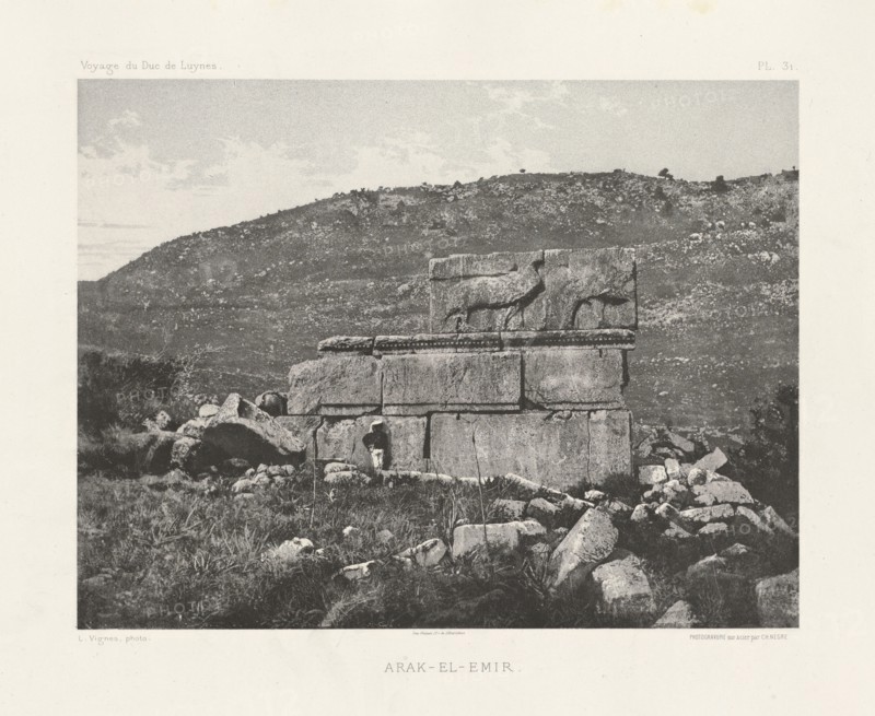 Arak-el-emir, Voyage d'exploration à la mer Morte, à Petra, et sur la rive gauche du Jourdain, Albert, Honoré Paul Joseph d
