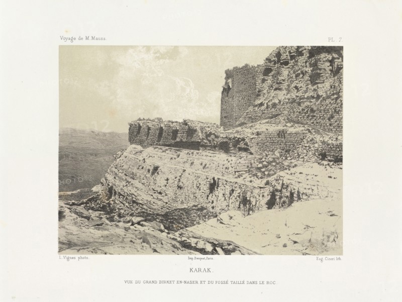 Karak, Voyage d'exploration à la mer Morte, à Petra, et sur la rive gauche du Jourdain, Albert, Honoré Paul Joseph d', duc de