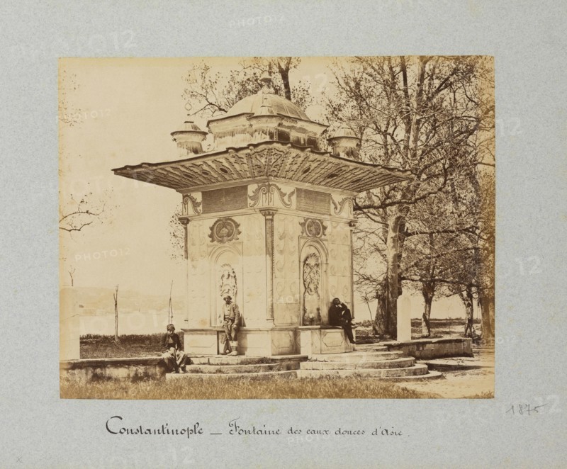 Constantinople fountain, Istanbul Turkey, 1852-1950