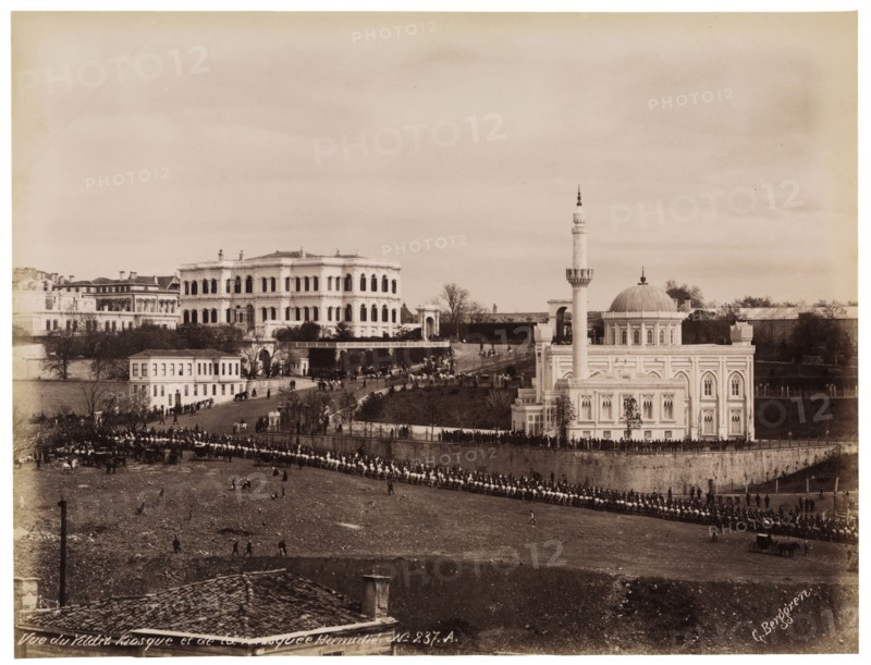 View de Yildiz Kiosque, orientalist photography, Berggren, Guillaume, ca. 1870