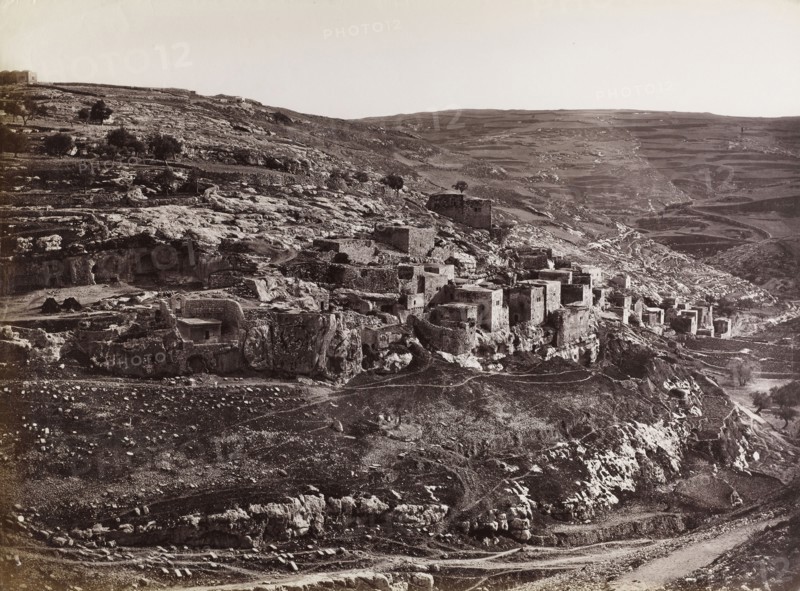 Vilagge de Silae, orientalist photography, Bonfils, Félix, 1831-1885, 1880s