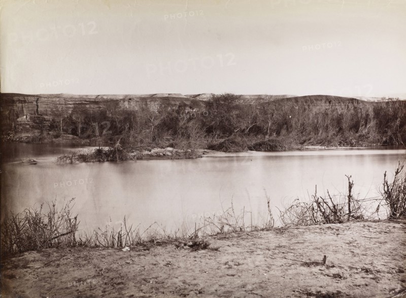 Jordan river, orientalist photography, Bonfils, Félix, 1831-1885, 1880s