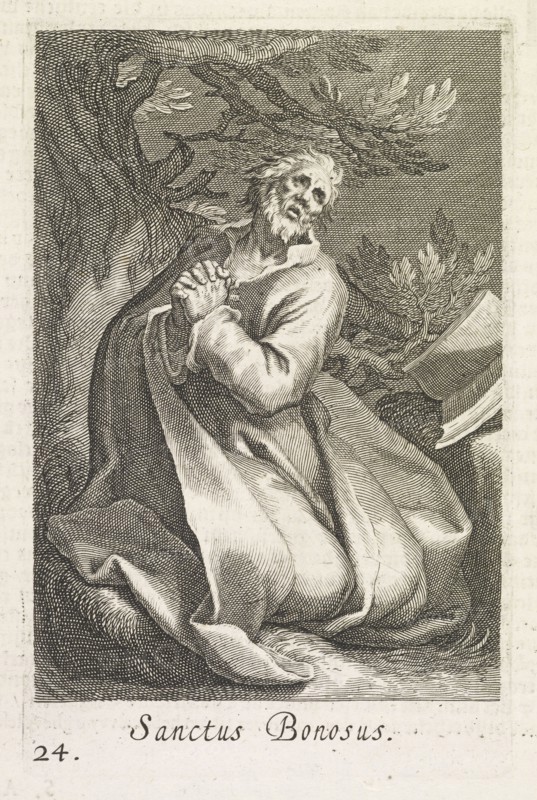 Sanctus Bonosus, 'tBosch der eremyten ende eremytinnen, van Aegypten ende Palestinen: met figuren, Bloemaert, Abraham, 1564-1651