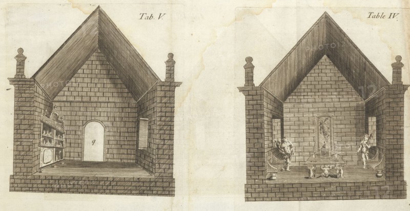 Description et représentation exacte de la maison de glace, construite a St. Petersbourg au mois de janvier 1740