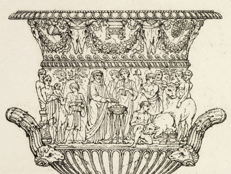 A grand vase from Piranesi, Moses, Henry, 1782?-1870, Engraving, 1814