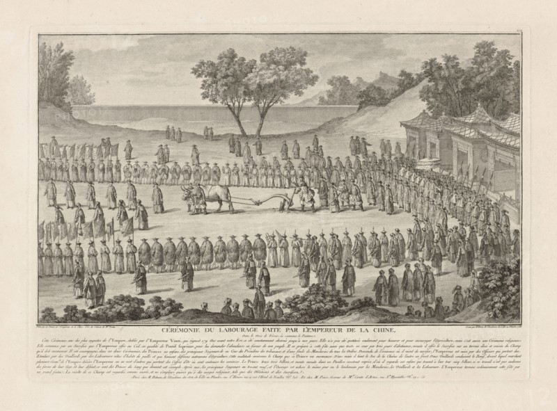 Cérémonie du labourage faite par L'Empereur de la Chine, Conquêtes de l'empereur de la Chine, China, Helman, Isidore-Stanislas