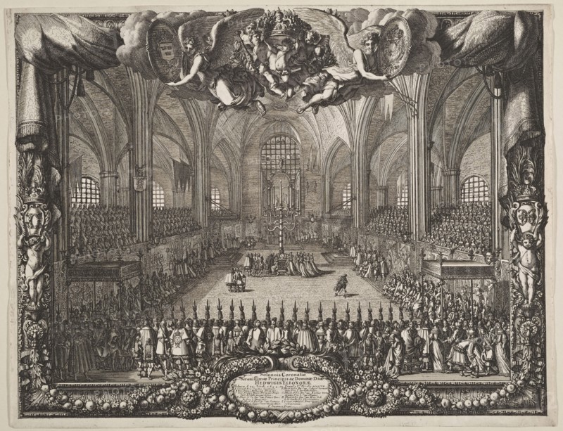 Solennis coronatio serenissimae principis ac dominae d.nae Hedwigis Eleonorae, Le Pautre, Jean, ca. 1668