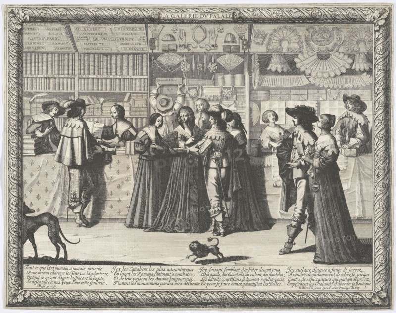 La Galerie du Palais, Bosse, Abraham, 1602-1676, ca. 1638