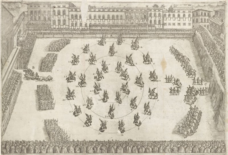 Giostra dei venti, Greuter, Mathieu, 1564-1638, 1608