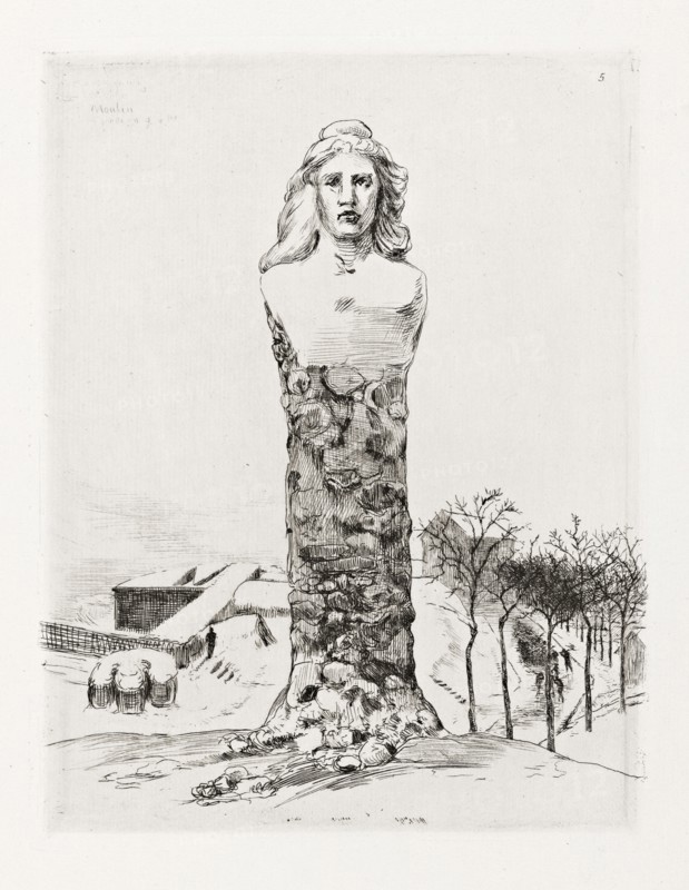 Siège de Paris en 1870: cinq eaux-fortes, Bracquemond, Félix, 1833-1914, 1874