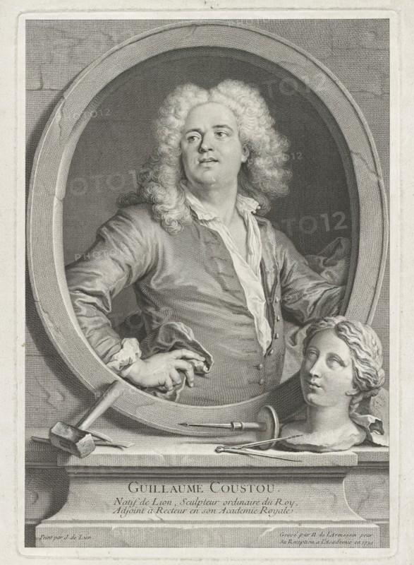 Guillaume Coustou, Larmessin, Nicolas de, 1684-1755, ca. 1730