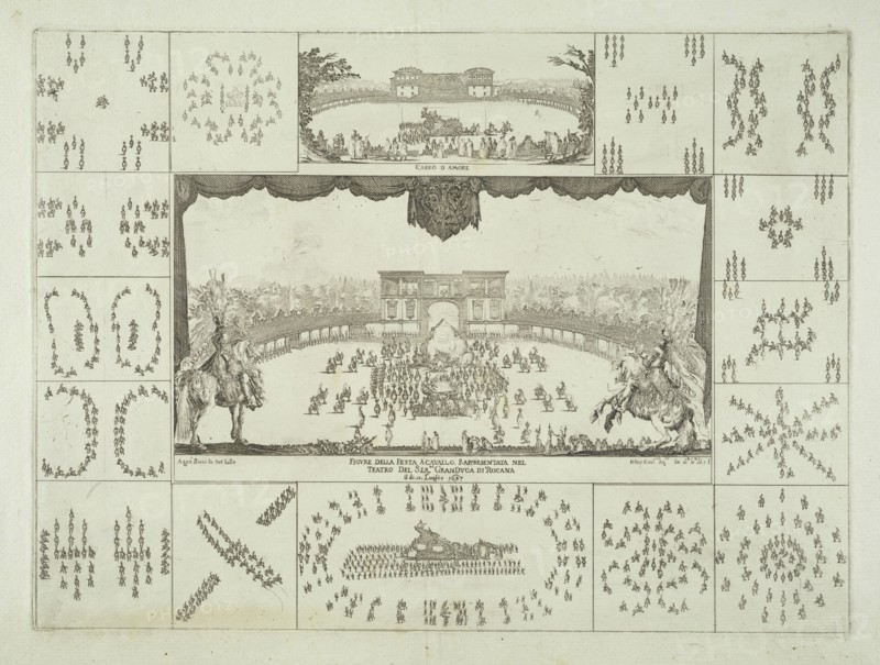Figvre della festa a cavallo, rappresentata nel teatro del ser.mo gran dvca di Toscana il di. 15, luglio 1637, Collection of