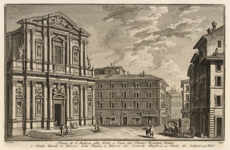 Chiesa di S. Andrea alla Valle, e Casa dei Chierici Regolari Teatini, Delle magnificenze di Roma antica e moderna, Vasi