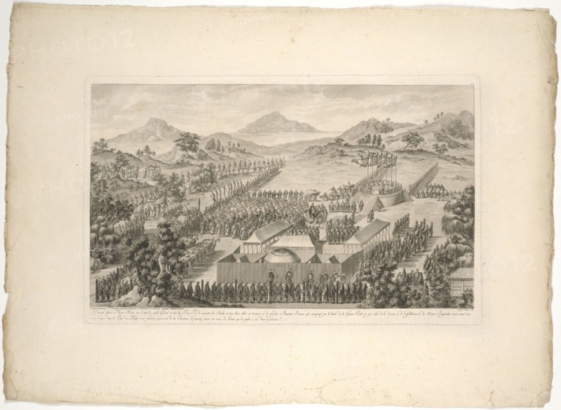L'Empereur charge Tchao-Hoei avec le titre le grand général, Conquêtes de l'empereur de la Chine and other images of the Chinese