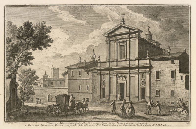 Chiesa e Monastero della Purificazione, delle Suore Francescane riformate, Delle magnificenze di Roma antica e moderna, Vasi