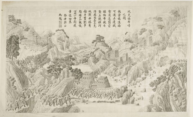 Qianlong campaigns against the Gurkha, Qianlong, ca. 1793-1799