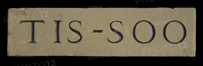 Facade stone with text T IS SOO, facing brick building component stone stone, Rectangular facing bricks made of freestone