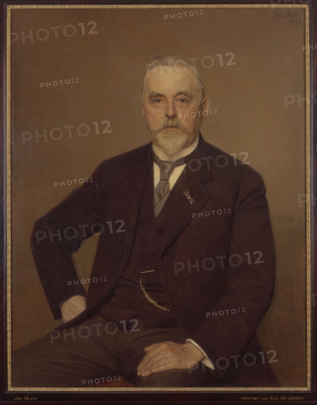 Portrait of Gerrit Jan de Jongh 0(1845-1917), portrait painting canvas linen oil paint, Standing rectangular portrait of Gerrit