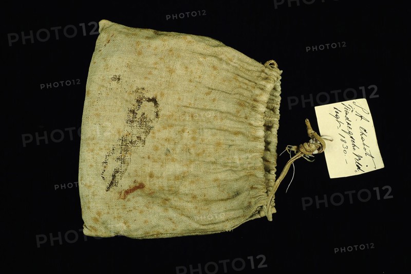 Linen bag Ten days' Campaign, bag holder linen, textile 1206 packing Chabot Rotterdam militaria Ten Days Campaign Netherlands