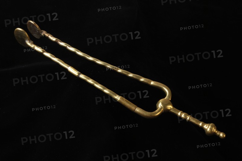 Copper tongs with lumps over the length of the legs, plier tool kit brass copper metal, w 5.0 cast riveted Copper pliers