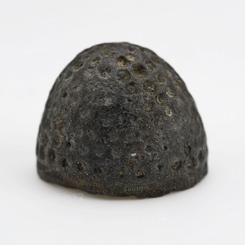 Copper molded thimble, thimble sewing kit soil find copper metal, cast Copper molded thimble with convex tip smoothly merging
