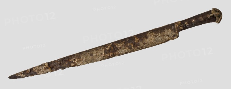 Hauswehr also called peasant knife or sax from the sixteenth century, dagger knife stab weapon weapon tool kit ground find iron