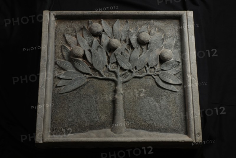 Hard stone facing brick from the Oranjeboom brewery, facing brick sculpture sculpture material building stone stone