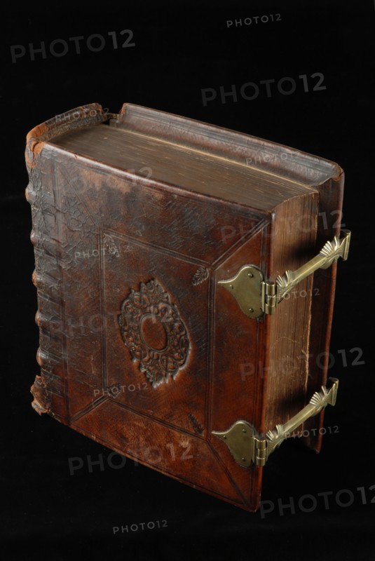 Putte, I. van der, Biblia, that is the ganth H. Scripture, bible oud druk book information form paper cardboard leather copper