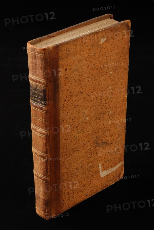Life sketches, praise and reason. 1833 - 1837, old printing book information form paper cardboard leather, printed Sketch