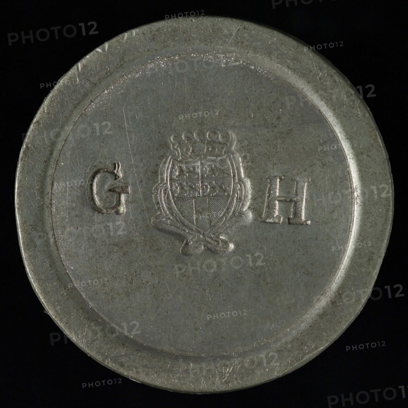 Loden gasthuis Medal, guesthouse medal penny swap lead metal, and right next to weapon heraldry Rotterdam gasthuis