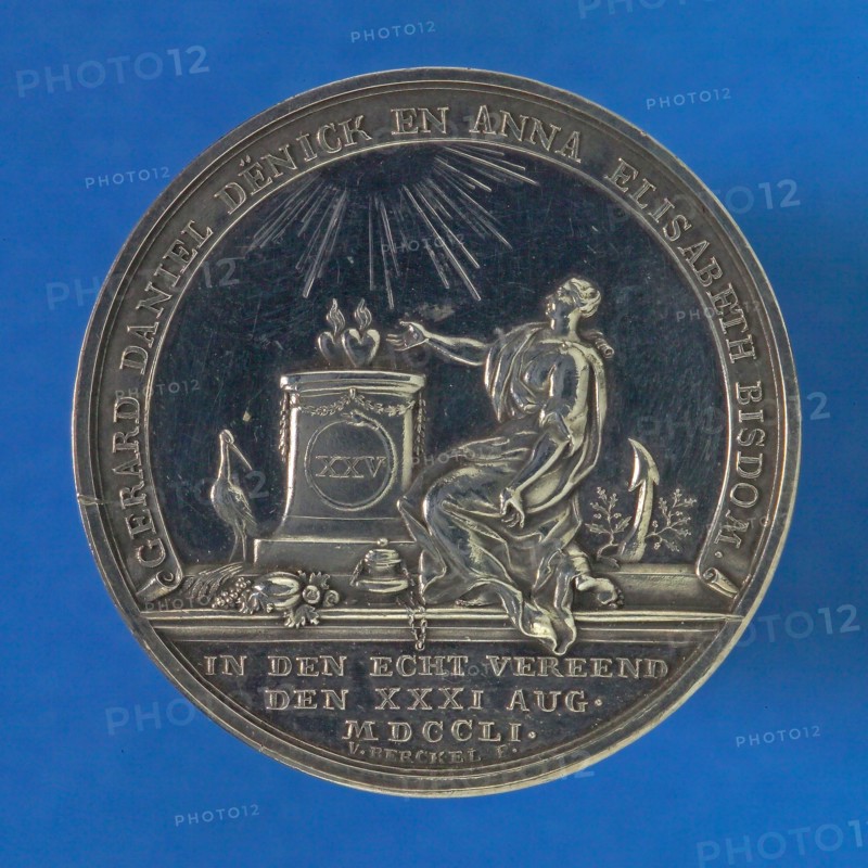 Theodoor Victor van Berckel (Den Bosch 1739 - Den Bosch 1808), Medal on the 25th wedding anniversary of Gerard Daniël Denick