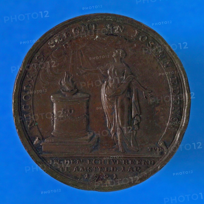 Theodoor Victor van Berckel (Den Bosch 1739 - Den Bosch 1808), Medal on the 50-year marriage of Nicolaas Sleght and Josina Edens