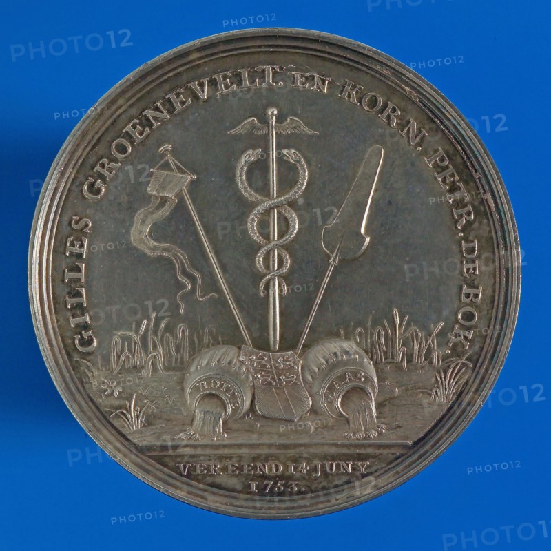 Medal at the golden wedding of Gilles Groenevelt (Rotterdam 1730 - Elsenburg 1805) and Kornelia Petronella de Bok, Rotterdam