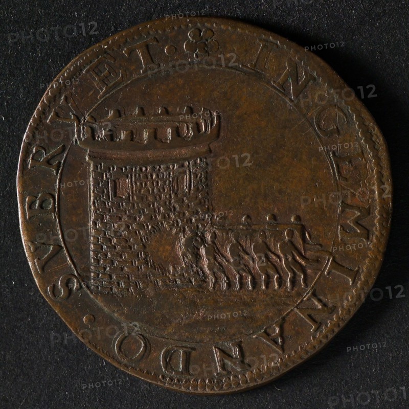 Bill on the Spanish and States armies facing each other at Silvolde and Bislich, jeton utility medal medal exchange copper