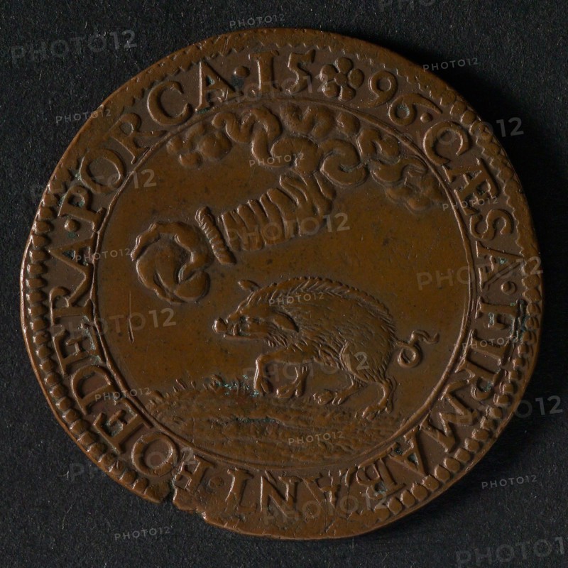 Medal on the alliance with France and England against Spain, jeton utility medal medal exchange buyer, fortitude and belief