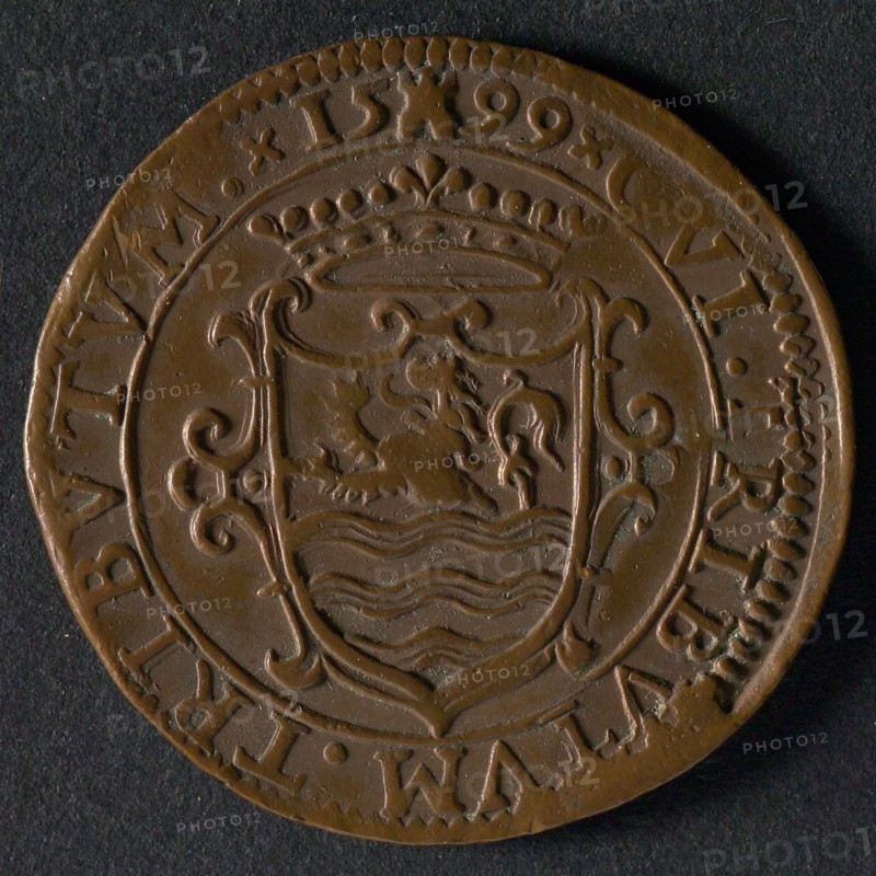 Bill on the futile siege of Bommel by Mendoza, jeton utility medal medal exchange buyer, Amelekites (Mendoza) and Israelites