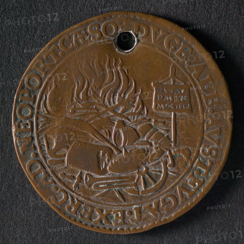Medal on the peace proposals and the battle at Nieuwpoort, jeton utility medal medal exchange buyer, Flemish lion bound