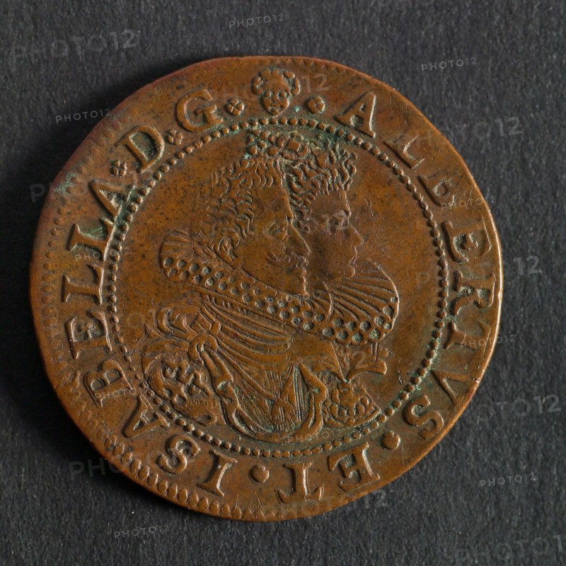 Medal on the successful Spinola vendors in the Paltz, jeton utility medal medal exchange buyer, bustle Albertus and Isabella