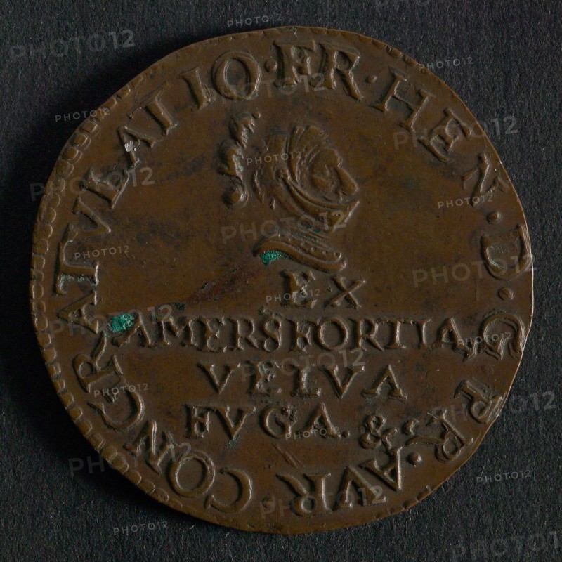 Medal on the conquest of Amersfoort, the Veluwe, 's Hertogenbosch and Wezel by Frederik Hendrik, jeton utility medal