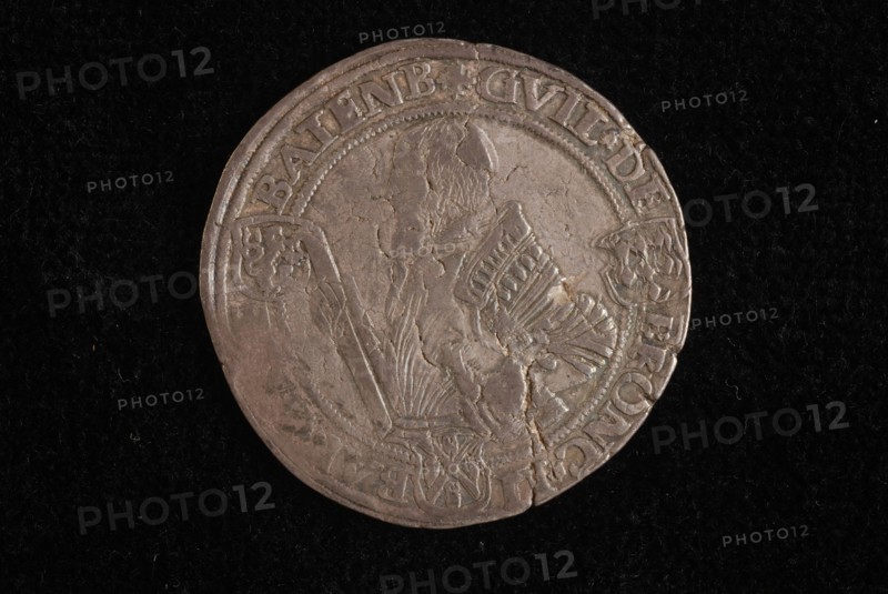 Half thaler, Batenburg, z.j., half daalder coin money exchange silver, Batenburg z.j, GVIL. DE - BRONC. LI - BARO. DE - BATENB W