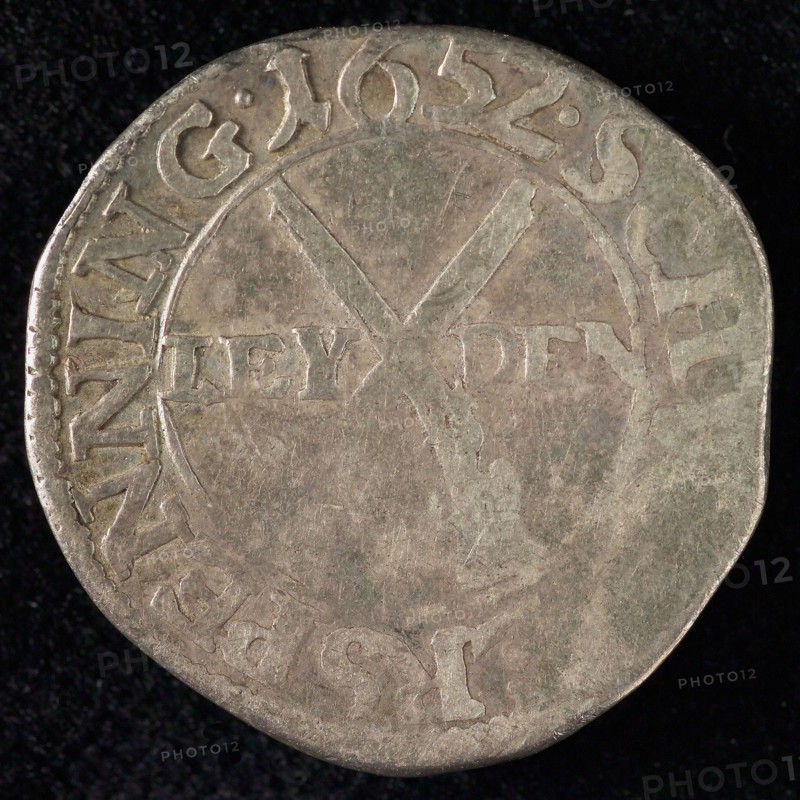 SchuttersMedal of Leiden, penning footage silver, two crossed rifles with on either side: LEY-DEN, LEY-DEN and omschrift